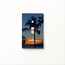 Hawaiische Sonnenuntergang-Lichtschalter-Abdeckung