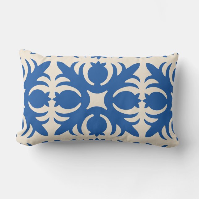 HAWAIISCHE STEPPDECKEN-KISSEN-Ananas Lendenkissen (Vorderseite)