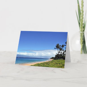 Hawaiische Strand-Tageskarte Karte