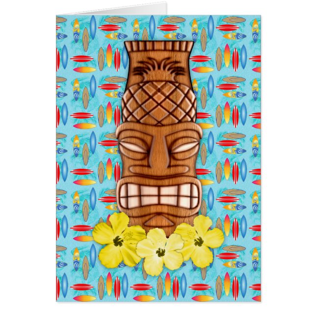 Hawaiische Tiki Maske (Vorne)