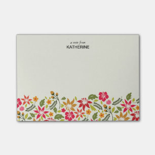 Hawaiische tropische Blumen Post-it Klebezettel