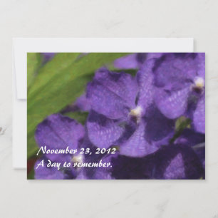 Hawaiische tropische Orchideen-Einladungen Einladung