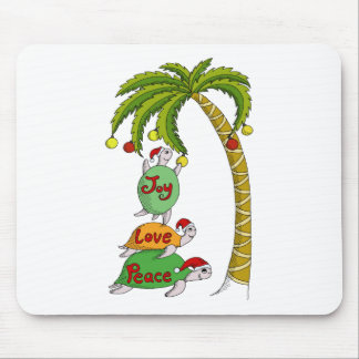 Hawaiische Weihnachtsschildkröte Sankt Mousepad