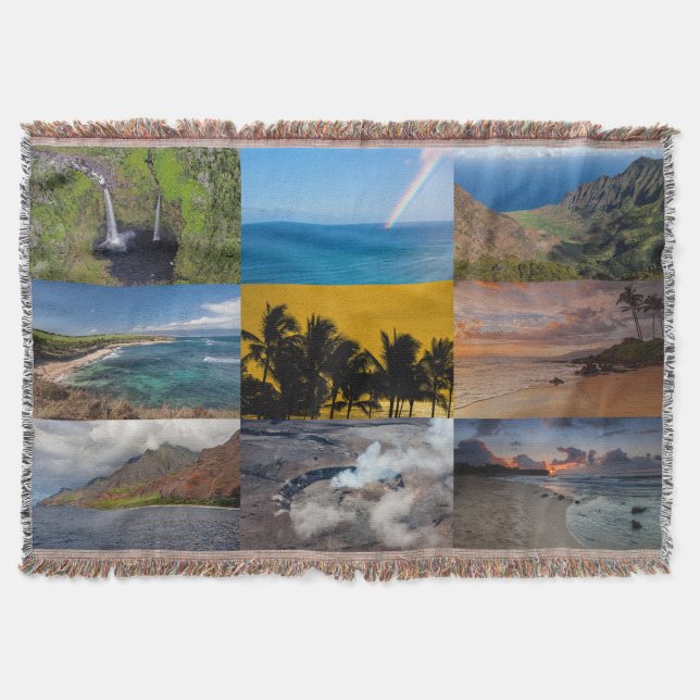 Hawaiische Wurfs-Decke Decke (Vorderseite)