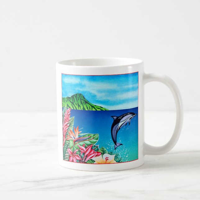 Hawaiischer Delphin Tasse (Rechts)