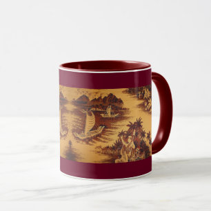 Hawaiischer Entwurf der Mitte des Jahrhunderts Tasse