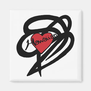 Hawaiischer Herzmagnet Magnet