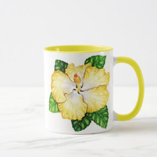 Hawaiischer hybrider Hibiskus Tasse