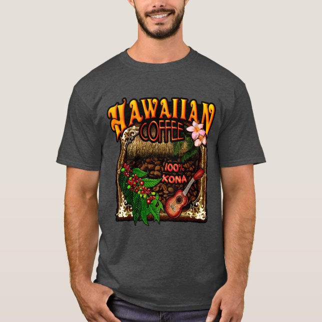 Hawaiischer Kaffee T-Shirt (Vorderseite)