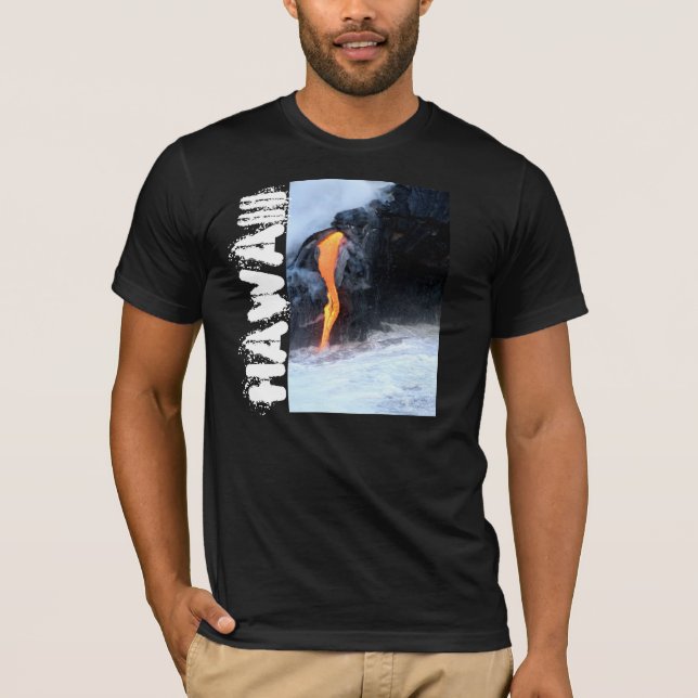 Hawaiischer Lavafluss T-Shirt (Vorderseite)