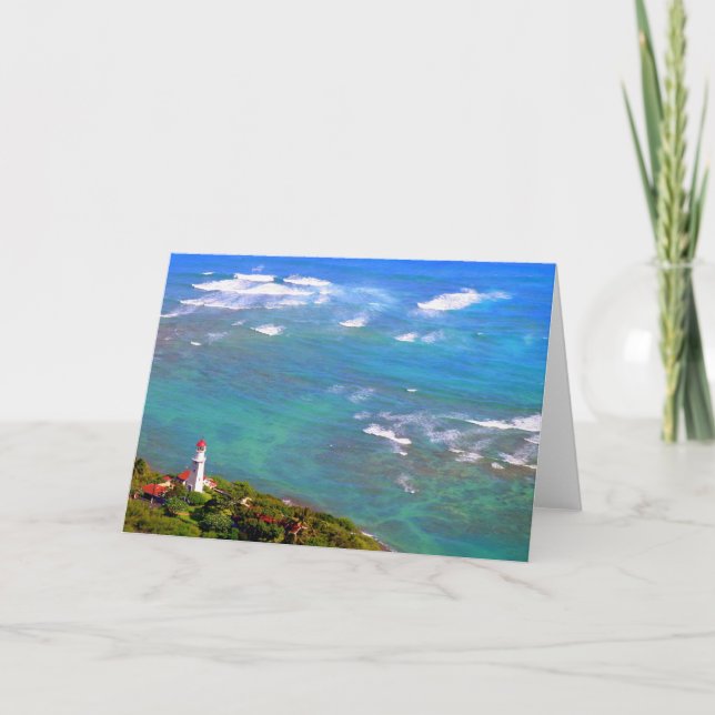Hawaiischer Leuchtturm Karte (Vorderseite)
