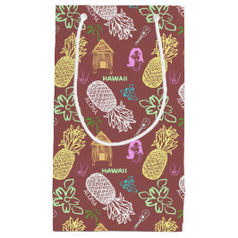 Hawaiischer Luau gemustert Kleine Geschenktüte