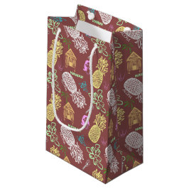 Hawaiischer Luau gemustert Kleine Geschenktüte