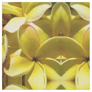 Hawaiischer Plumeria Stoff