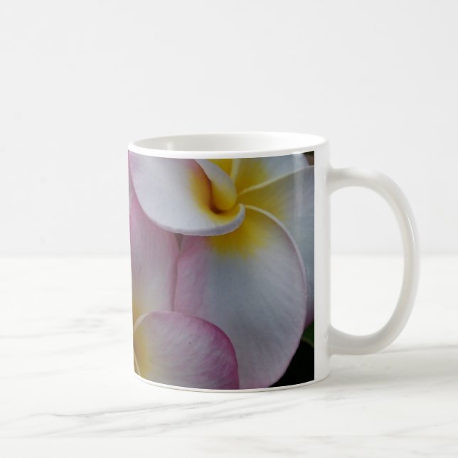 Hawaiischer Plumeria Tasse (Rechts)