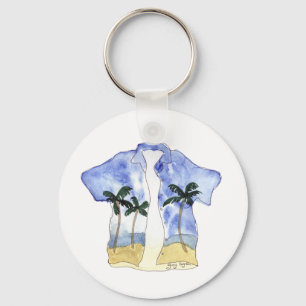 Hawaiischer Shirt-Schlüsselanhänger Schlüsselanhänger
