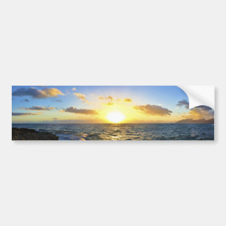 Hawaiischer Sonnenuntergang Autoaufkleber