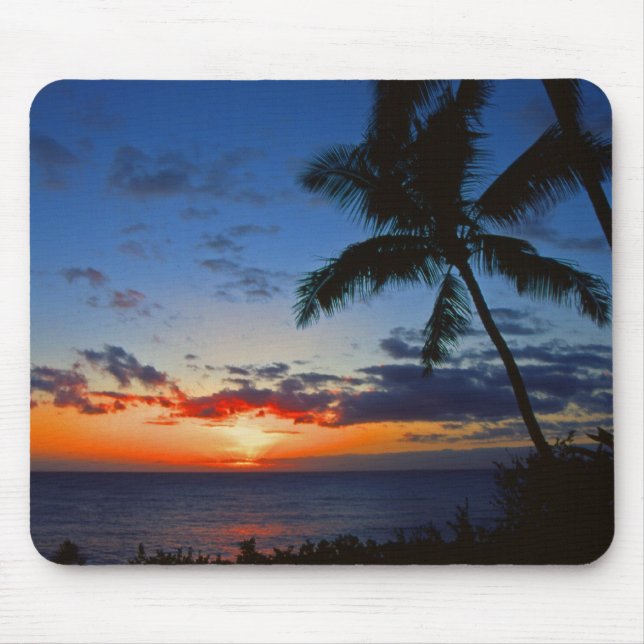 Hawaiischer Sonnenuntergang Mousepad (Vorne)