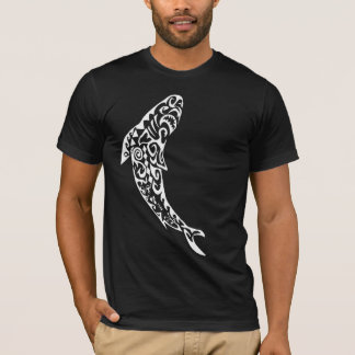 Hawaiischer Stammes- Haifisch-T - Shirt