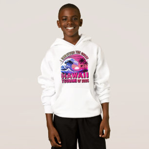 Hawaiischer Urlaub I überlebte Hawaii Tsunami Hoodie