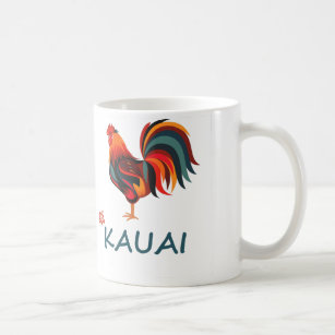 Hawaiischer wilder Hahn Kauais Kaffeetasse