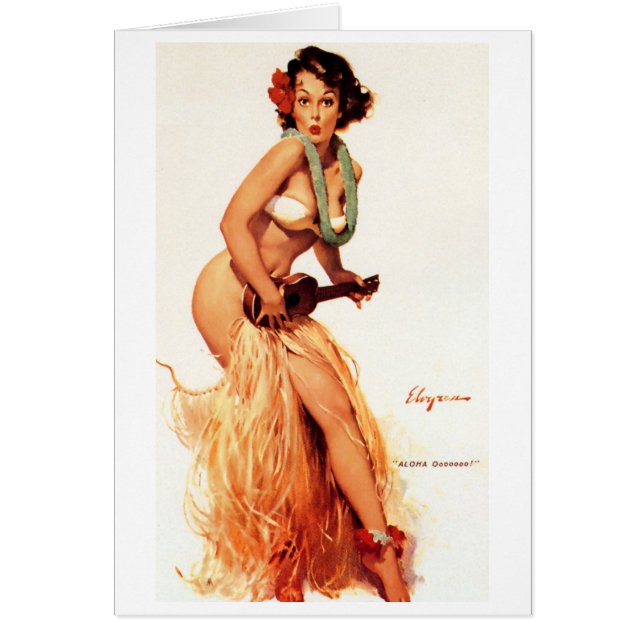 Hawaiisches Button oben (Vorne)