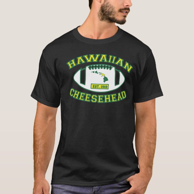 Hawaiisches Cheesehead T-Shirt (Vorderseite)