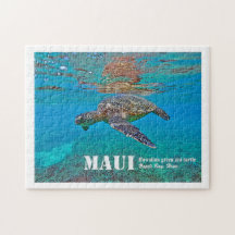 Hawaiisches grünes Meeresschildkröte "Honu"