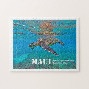 Hawaiisches grünes Meeresschildkröte "Honu" Puzzle