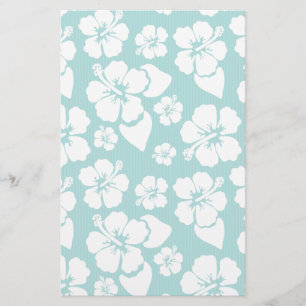 Hawaiisches Hibiskus-Blumen-Muster Briefpapier