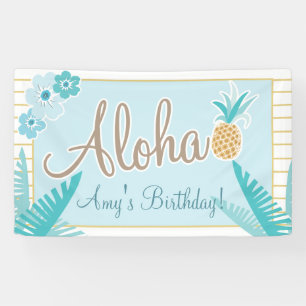 Hawaiisches Luau Party Banner