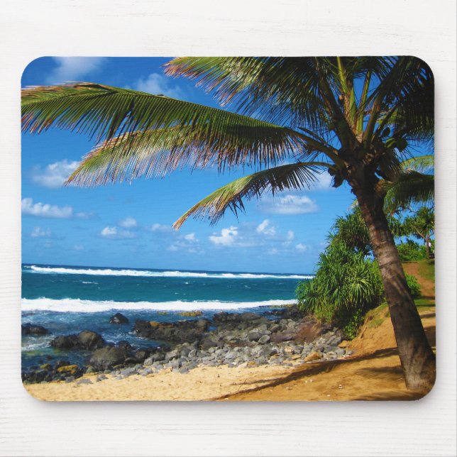 Hawaiisches Paradies Mousepad (Vorne)