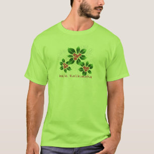 Hawaiisches Stechpalme Mele Kalikimaka T-Shirt