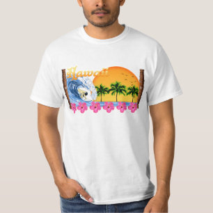 Hawaiisches Surfen T-Shirt