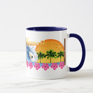 Hawaiisches Surfen Tasse