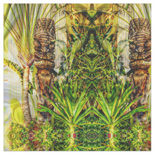 Hawaiisches Tiki Stoff