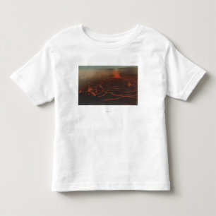 HawaiiView der Lava-Spuren in KilauerHawaii Kleinkind T-shirt