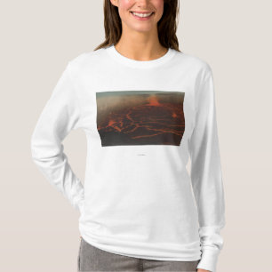 HawaiiView der Lava-Spuren in KilauerHawaii T-Shirt