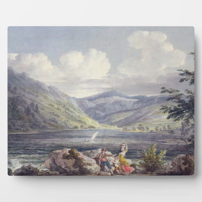 Haweswater, Westmoreland, c.1795 (w/c über Graphit Fotoplatte (Vorderseite)