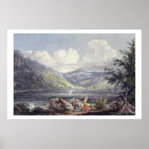 Haweswater, Westmoreland, c.1795 (w/c über Graphit Poster
