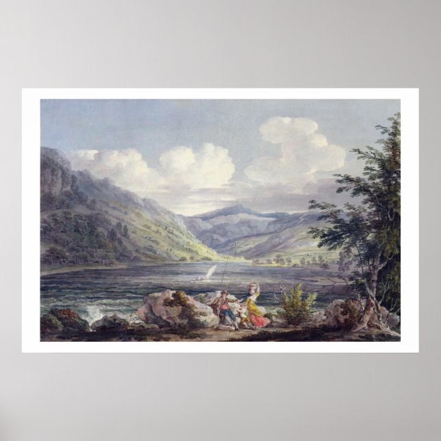 Haweswater, Westmoreland, c.1795 (w/c über Graphit Poster (Vorne)
