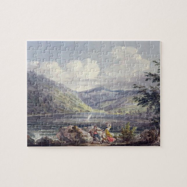 Haweswater, Westmoreland, c.1795 (w/c über graphit Puzzle (Horizontal)