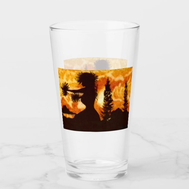 Hawiian Hula Dancer Glas (Vorderseite)