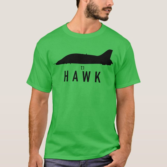 Hawk1 retro T-Shirt (Vorderseite)