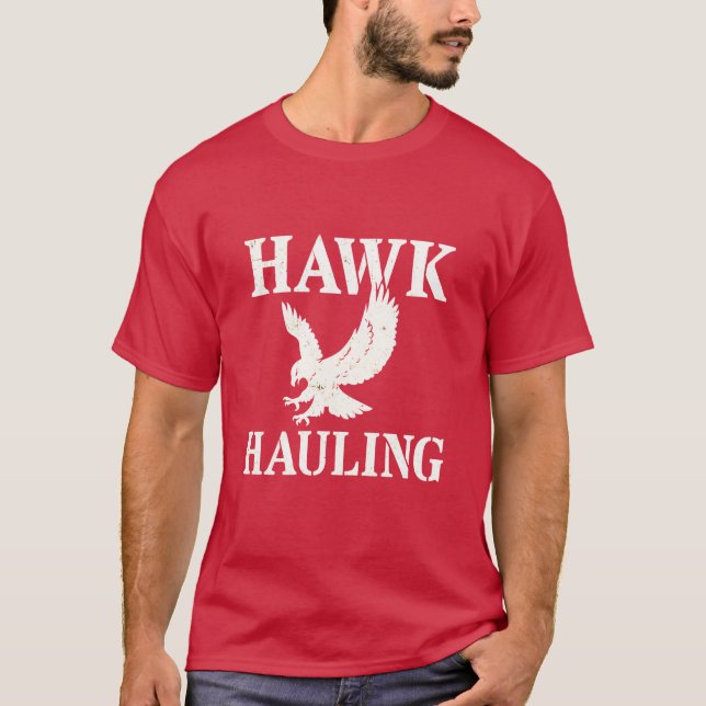 Hawk Hauling T-Shirt - Kraft, Geschwindigkeit, Prä (Vorderseite)