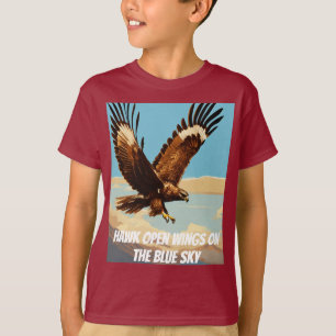"Hawk in Flight - Freedom & Power" T-Shirt
