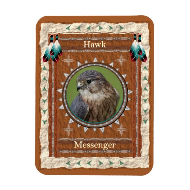 Hawk Messenger Energie Magnet (Vertikal)