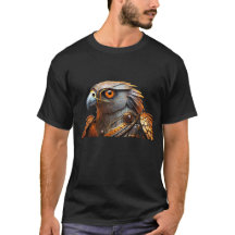 Hawk mit steampunkonventionellem T - Shirt