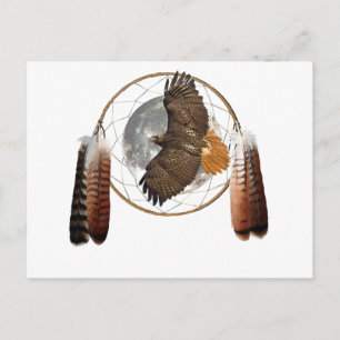 Hawk Moon Postkarte