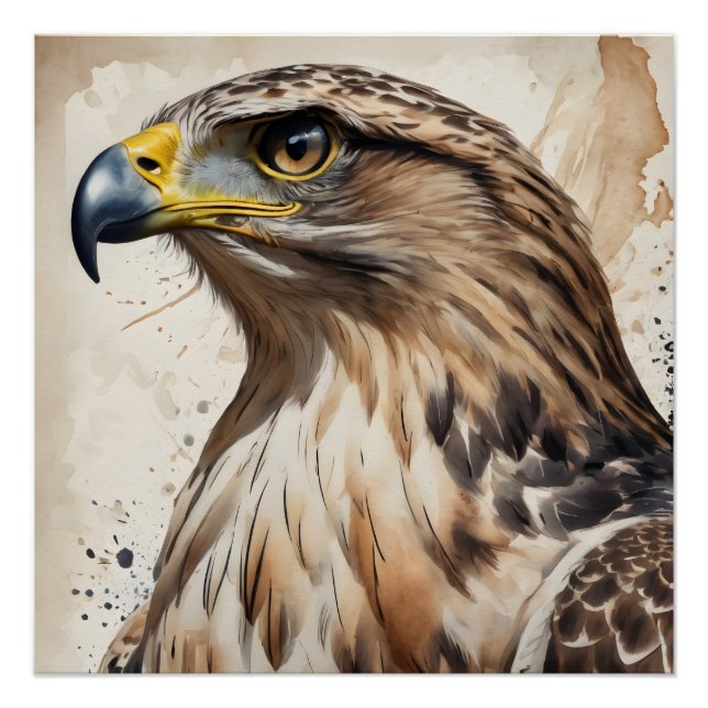 Hawk no 7 Glossy Poster (Vorderseite)